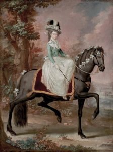 Lady on Horseback του Joseph Campeche